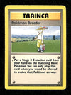 Pokemon Breeder Base Set 1999 Unlimited Print VG, 76/102 Pokemon Card.