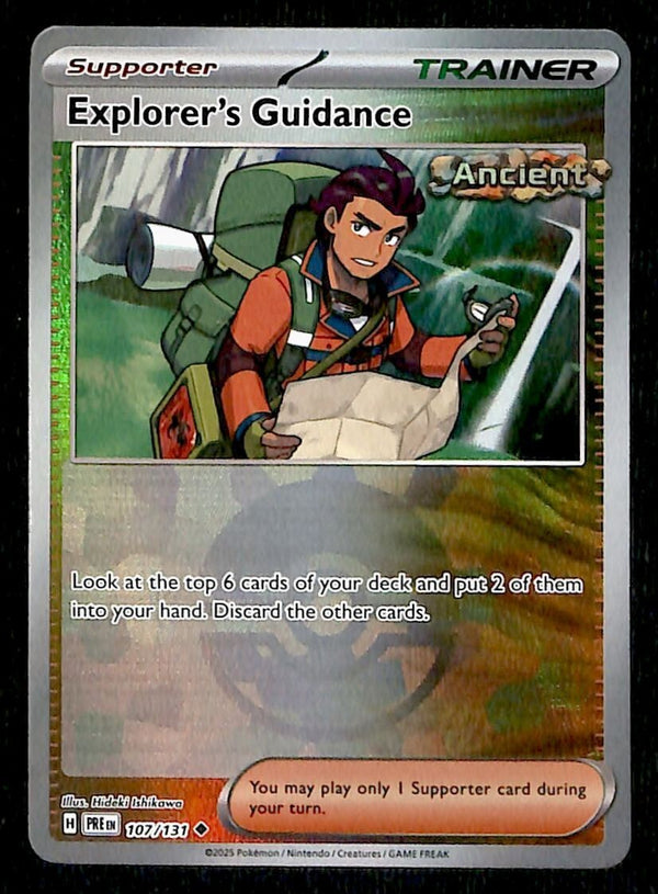 Explorer's Guidance Pokeball Prismatic Evoloutions 107/131, NM Pokemon Card