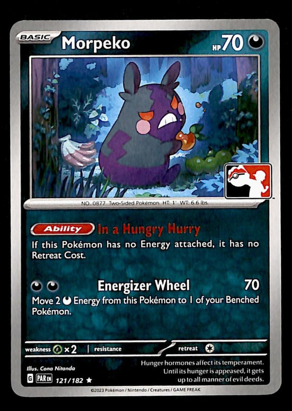 Morpeko Play! Stamped Paradox Rift 121/182,NM Pokemon Card