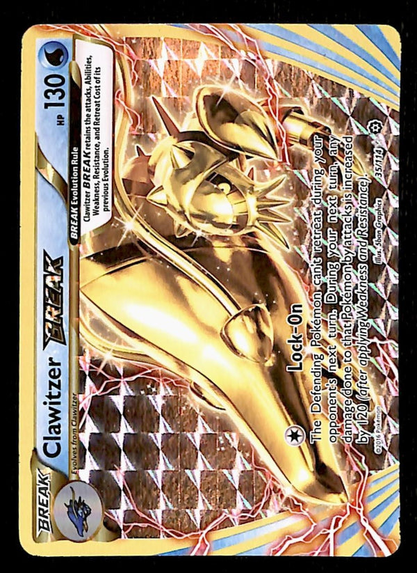Clawitzer Break Steam Siege 35/114, NM Pokemon Card