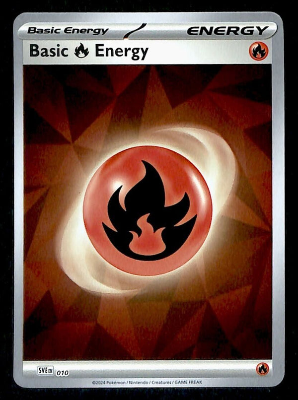 Fire Energy Reverse Holo 2024 SVE 010, NM Pokemon Card