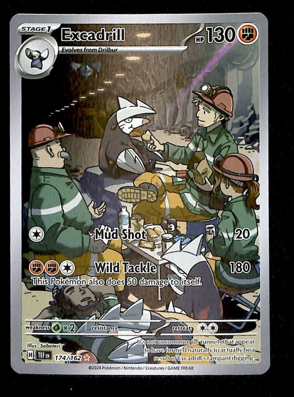 Excadrill Illustration Rare Temporal Forces 174/162, NM Pokemon Card