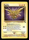 Zapdos Fossil LP,  30/62 Pokemon Card
