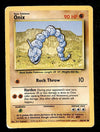 Onix Base Set 1999 Unlimited Print VG, 56/102 Pokemon Card.