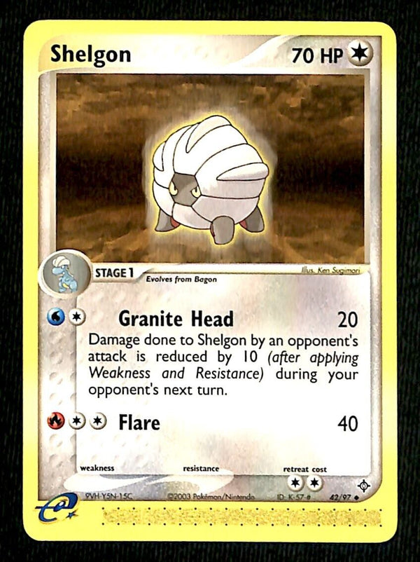Shelgon EX Dragon NM, 42/97 Pokemon Card