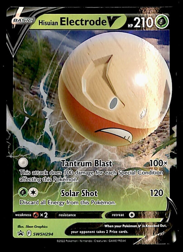Electrode V Black Star Promo SWSH 294, NM Pokemon Card