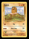 Diglett Base Set 1999 Unlimited Print NM, 47/102 Pokemon Card.