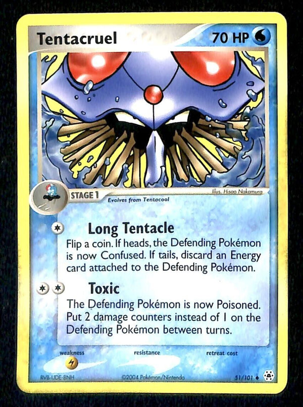 Tentacruel Hidden Legends NM, 51/101 Pokemon Card