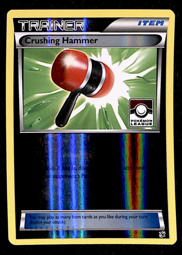 Crushing Hammer Reverse Holo Pokemon League Stamp 34/39, EX PokemonCard