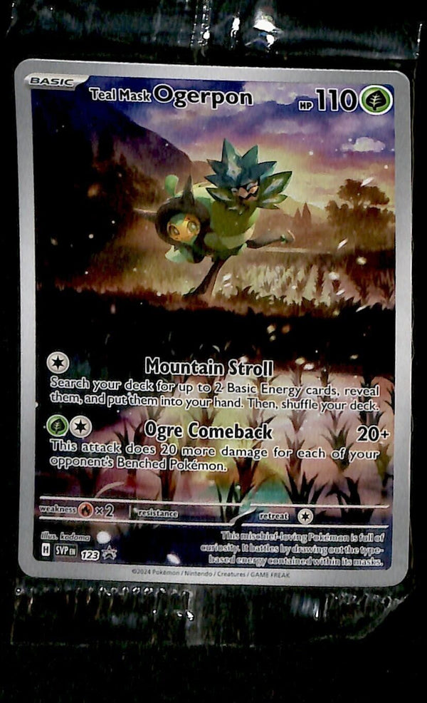SEALED Teal Mask Ogerpon Promo SVP 123, NM Pokemon Card