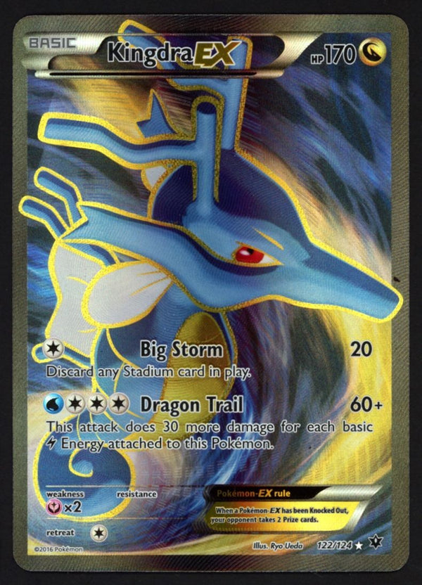 Kingdra EX Full Art Fates Collide 93/124, NM Pokemon Card