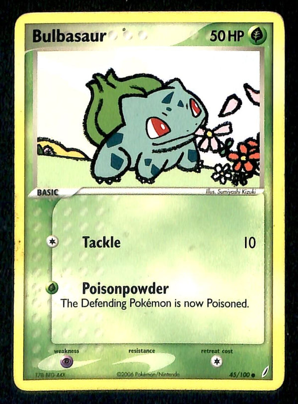 Bulbasaur Crystal Guardians NM, 45/100 Pokemon Card