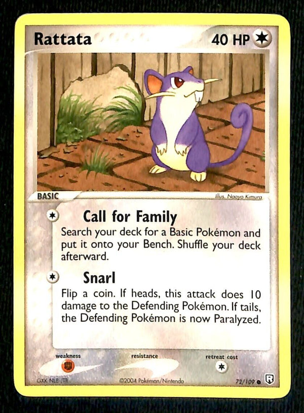 Rattata Team Rocket Returns NM, 72/109 Pokemon Card