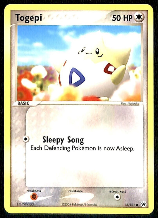 Togepi Hidden Legends NM, 78/101 Pokemon Card