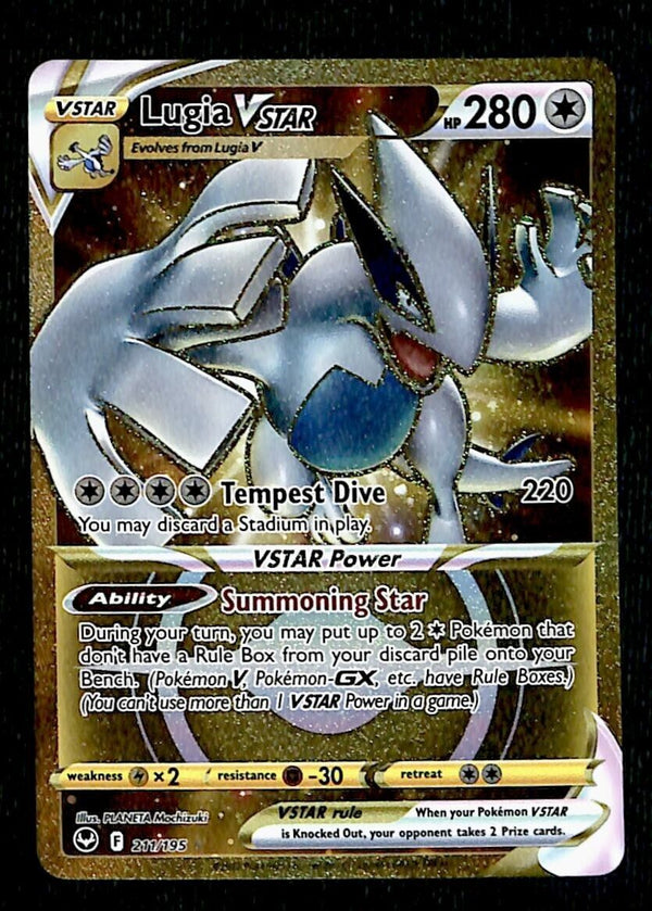 Lugia Vstar Ultra Rare Silver Tempest 211/195, NM Pokemon Card