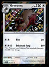 Greedent Shiny Paldean Fates 206/091, NM Pokemon Card