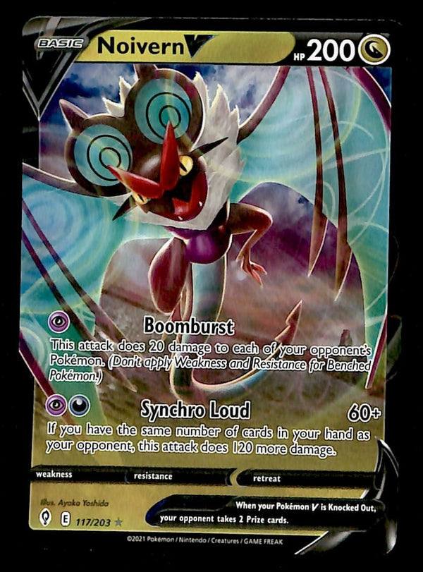 Noivern V Ultra Rare Evolving Skies 117/203, NM Pokemon Card