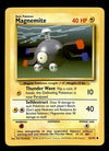 Magnemite Base Set 1999 Unlimited Print LP, 53/102 Pokemon Card.