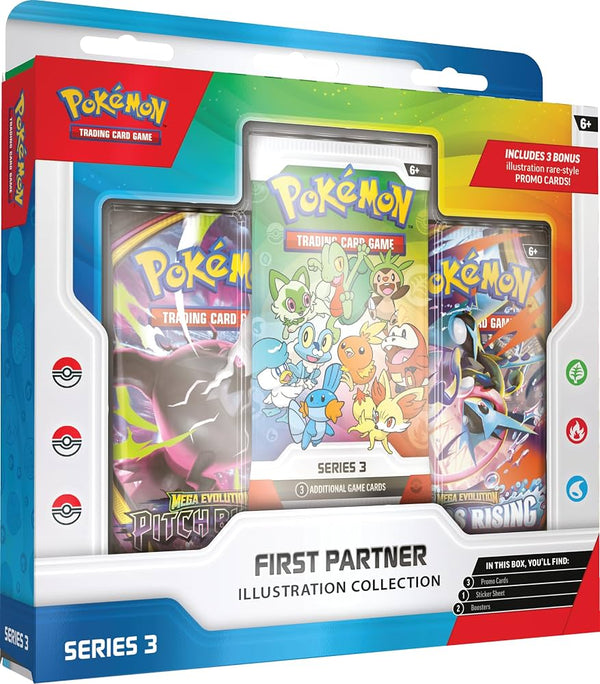 Mega Evolution - First Partner Illustration Collection Box SERIES 3