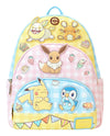 Loungefly Pokemon Cafe Triple Pocket Backpack