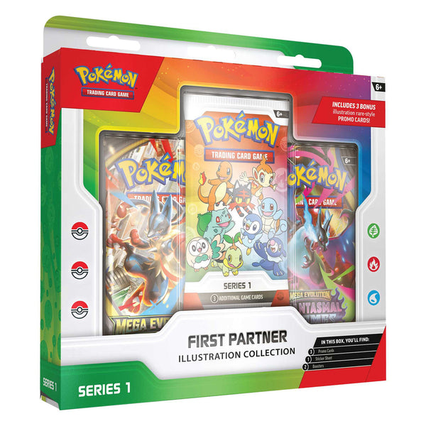 Mega Evolution Ascended Heroes - First Partner Illustration Collection Box