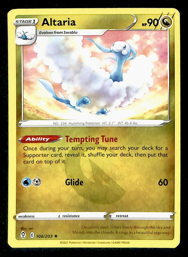 Evolving Skies Commons and Uncommons