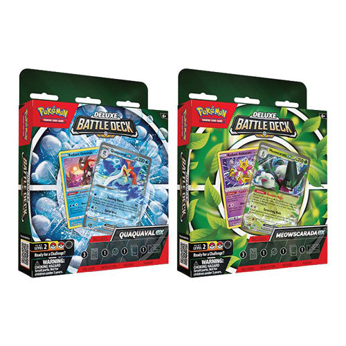 Meowscarada And Quaxly Deluxe Battle Deck