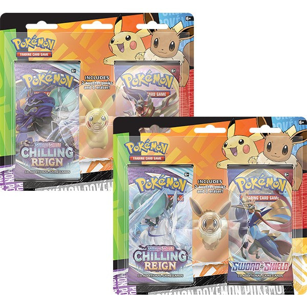 Pokemon Back To School Eraser Blister